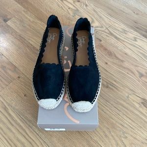 Crown vintage, black espadrilles, size US 6.5